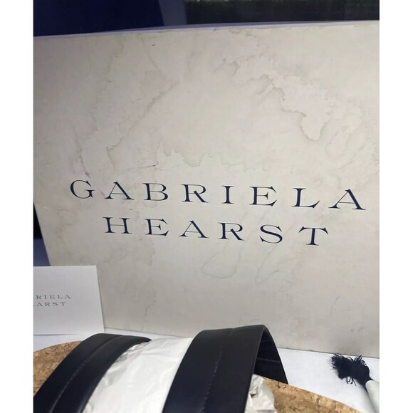 Gabriela Hearst Striker Platform Sandal Black Leather Cork with Bag EU44 11 $690 - Picture 4 of 13